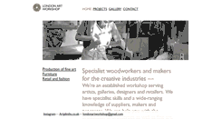 Desktop Screenshot of londonartworkshop.com